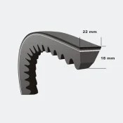 Gates Quad Power Keilriemen V-Belt XPC